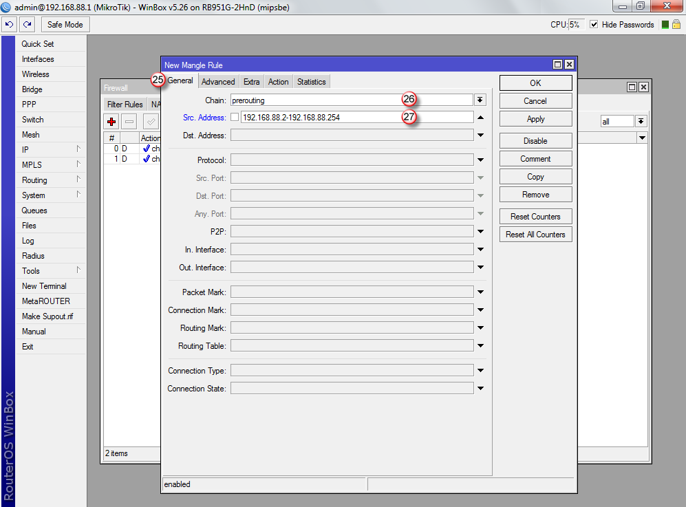 Mikrotik PPTP Client