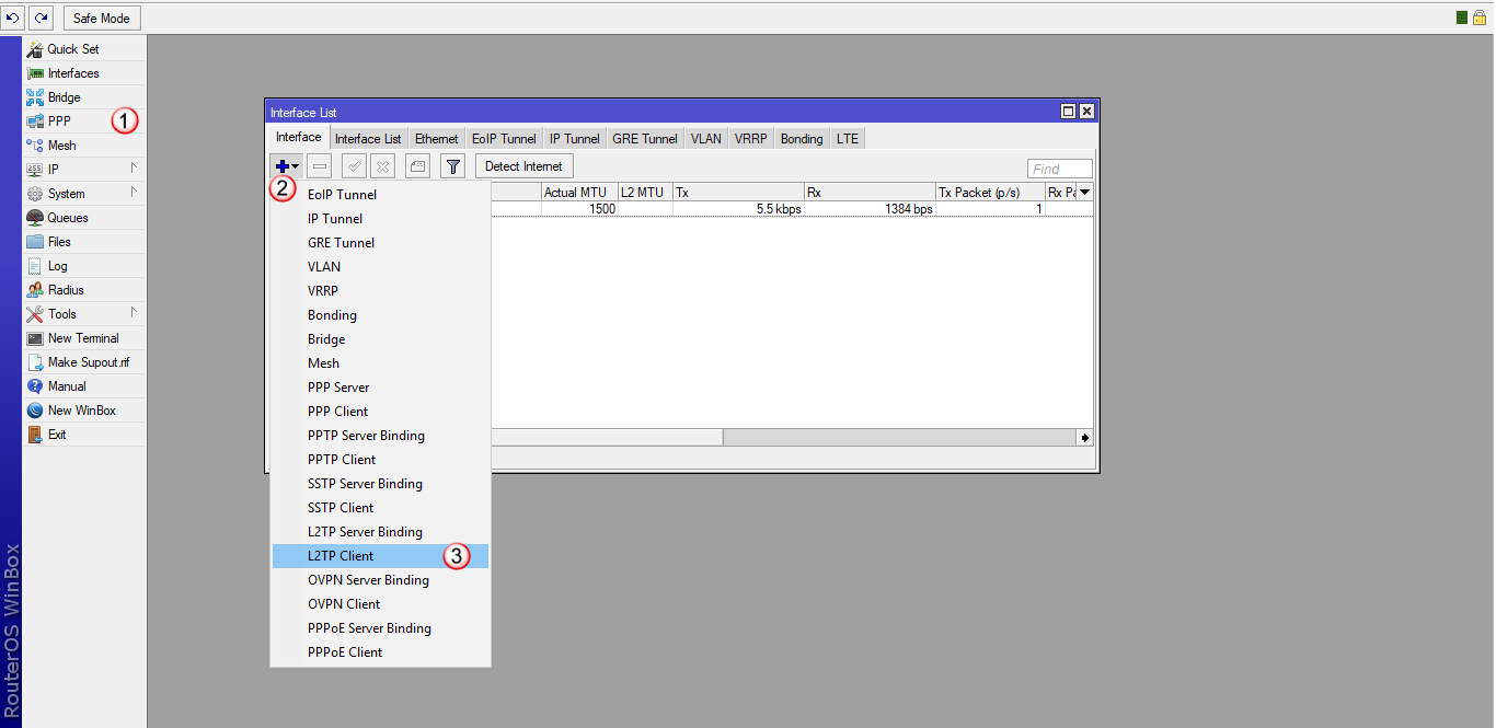 Mikrotik L2TP/IPsec Client