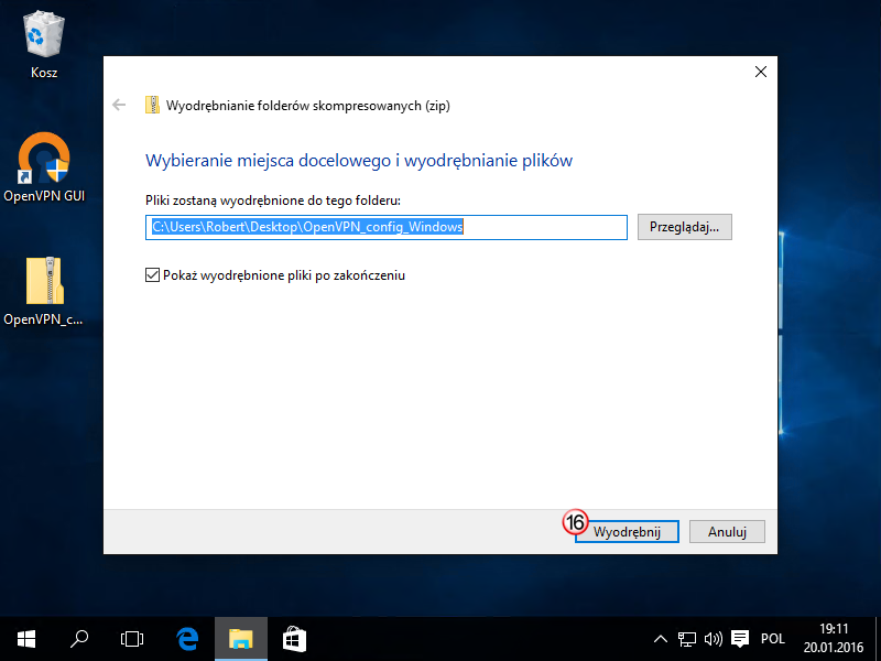 Windows 10 OpenVPN