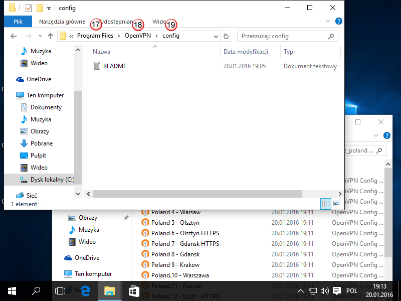 Windows 10 OpenVPN