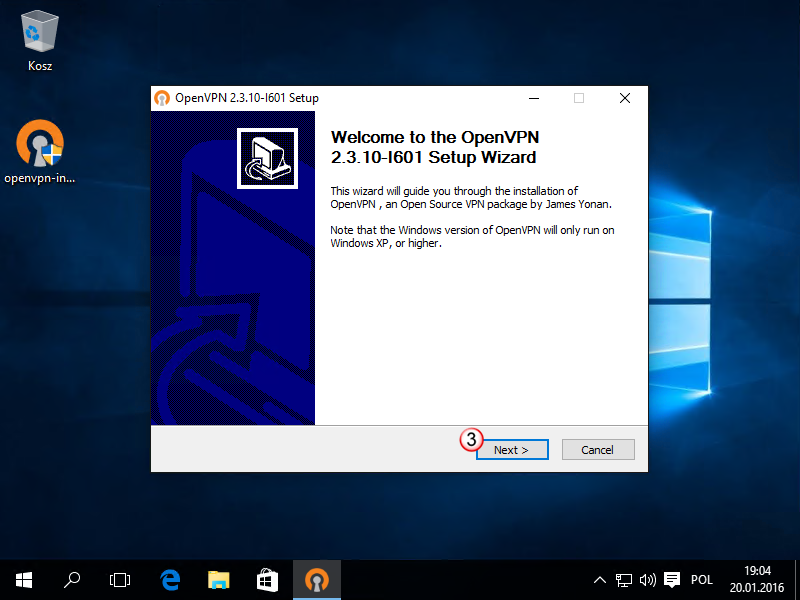 Windows 10 OpenVPN