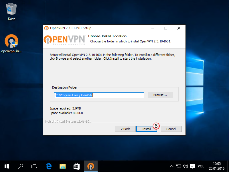 Windows 10 OpenVPN