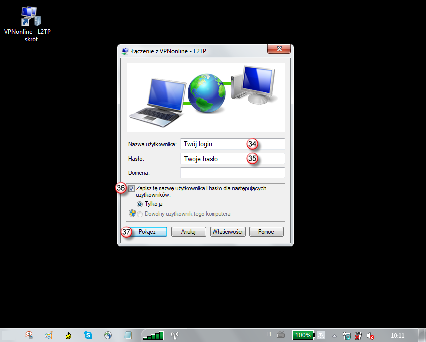 Windows 7 L2TP VPN