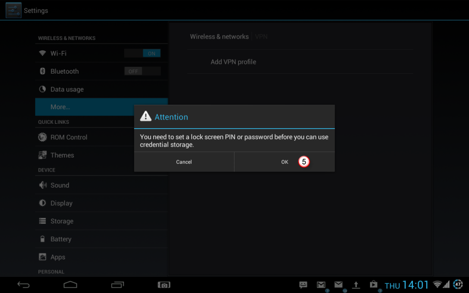 Android Tablet L2TP VPN