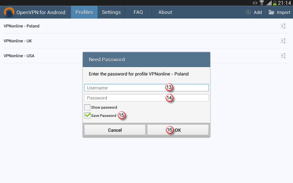 Android OpenVPN VPN