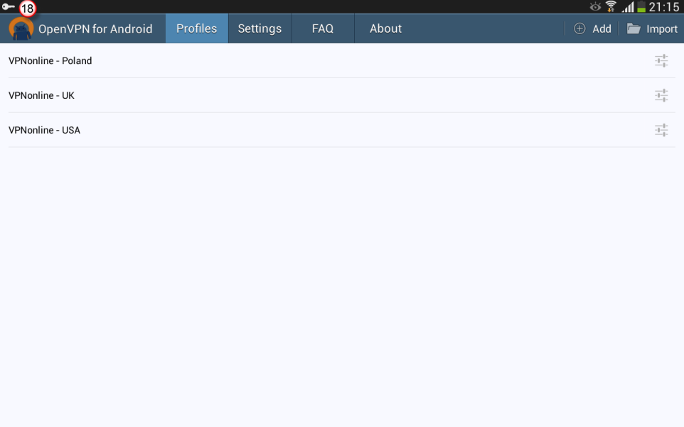 Android OpenVPN VPN