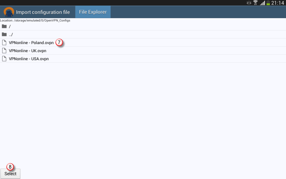 Android OpenVPN VPN