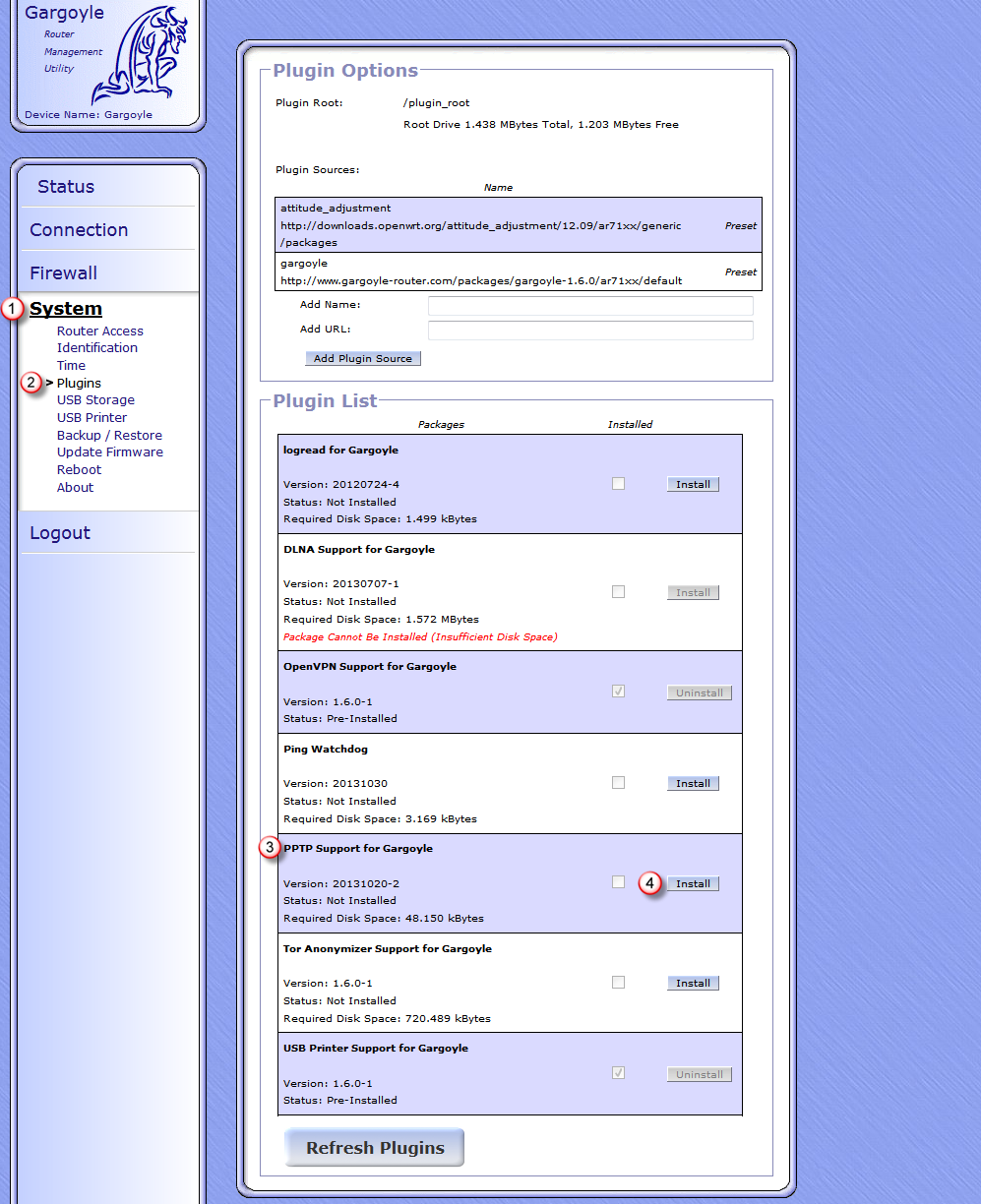 gargoyle block wireless to wired client