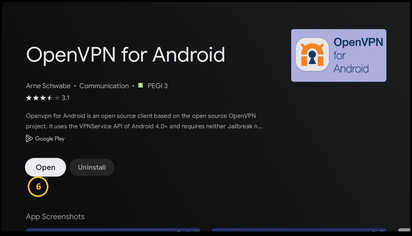 GoogleTV OpenVPN