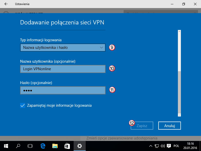 Windows 10 SSTP VPN