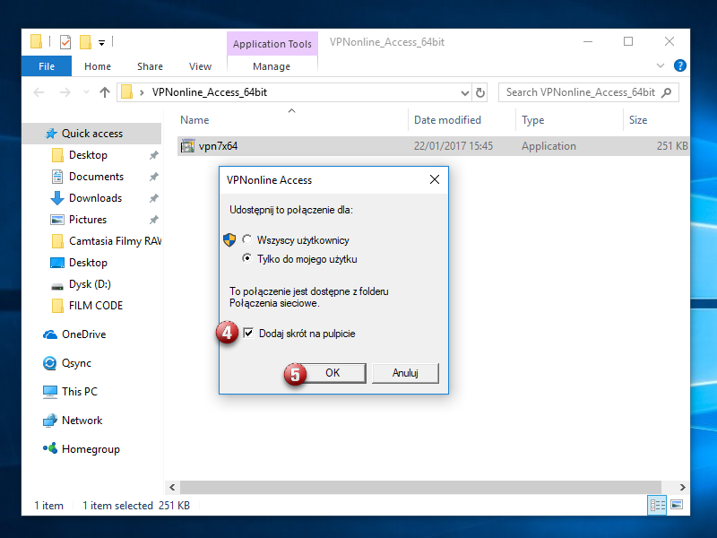 VPNonline Access application