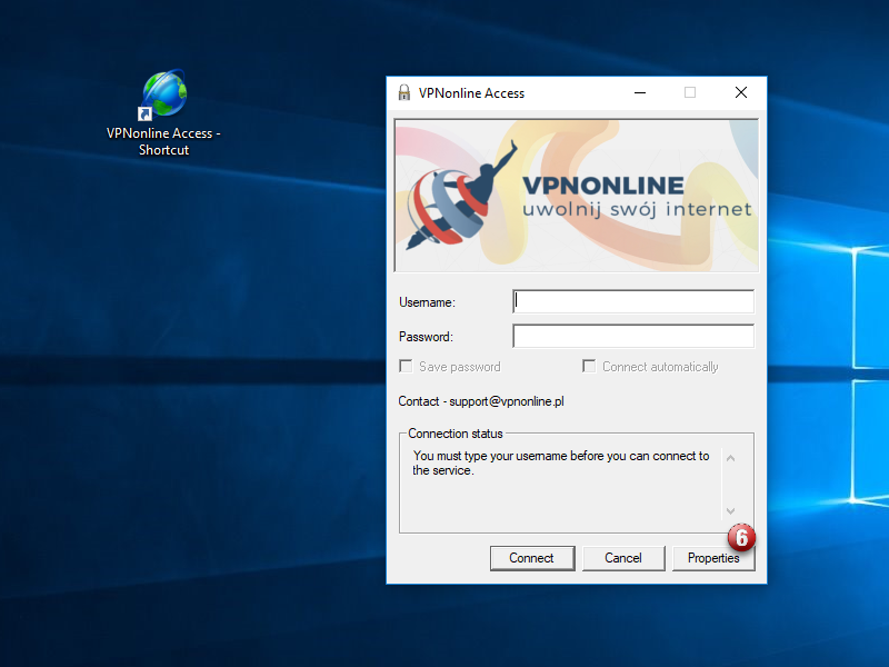 VPNonline Access application